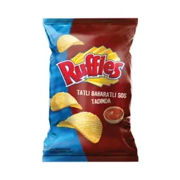 Ruffles Tatlı Baharatlı Sos Tadında Patates Cipsi 125 G
