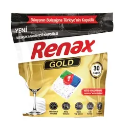 Renax Gold Bulaşık Makinesi Kapsülü 30'lu