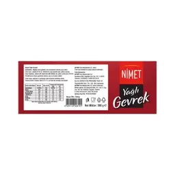 Nimet Yağlı Gevrek 500 G