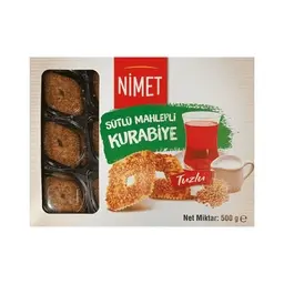 Nimet Sütlü Mahlepli Kurabiye 500 G