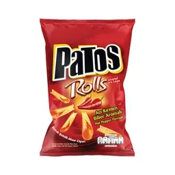 Patos Rolls Acı Biber Aromalı Mısır Cips 135 G