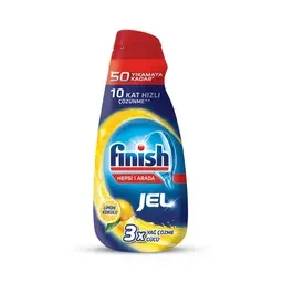 Finish Hepsi 1 Arada Limonlu Jel Bulaşık Makinesi Deterjanı 1000 Ml