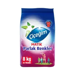 Çiçeğim Renkli Toz Deterjan 8 Kg