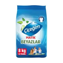 Çiçeğim Beyaz Toz Deterjan 8 Kg