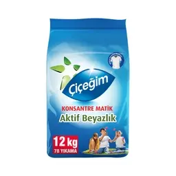 Çiçeğim Beyaz Toz Deterjanı 12 Kg