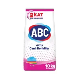 ABC Canlı Renkler Toz Deterjan 10 Kg