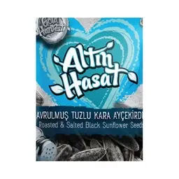 Altın Hasat Kavrulmuş Tuzlu Siyah Ayçekirdeği 250 G