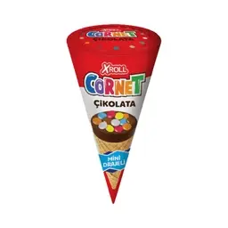 Xroll Krema Dolgulu Gofret Cornet 25 G