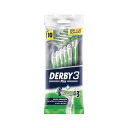 Derby Plus 3 Bıçaklı Tıraş Bıçağı 10'lu