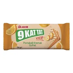 Ülker 9 Kat Portakal Kremalı Gofret 114 G