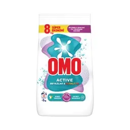 Omo Active Toz Deterjan Beyaz & Renkli 8 Kg