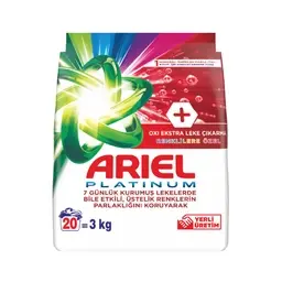 Ariel Oxi Ekstra Toz Deterjan Renkliler 3 Kg