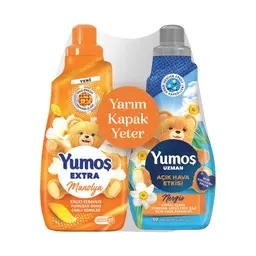 Yumoş Extra Konsantre Yumuşatıcı 1440 ml + Yumoş Uzman Açık Hava Etkisi Konsantre Yumuşatıcı 1200 ml