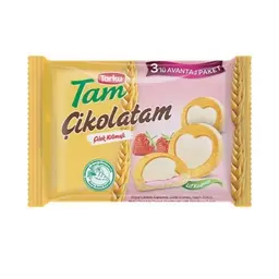 Torku Tam Çikolatam Çilekli Bisküvi 3x83 G
