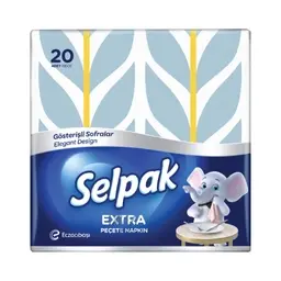 Selpak Extra Desenli Peçete 20'li