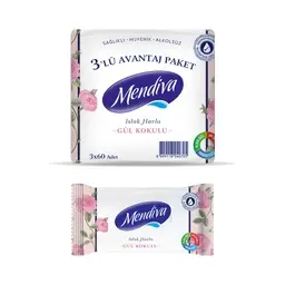 Mendiva Gül Kokulu Islak Havlu 60'lı