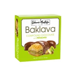 Şekerci Mustafa Antep Fıstıklı Kakao Kaplamalı Baklava 120 G