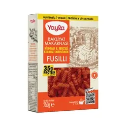 Yayla Kinoalı Sebzeli Bakliyat Makarnası Kırmızı Mercimek Fusilli 250 G