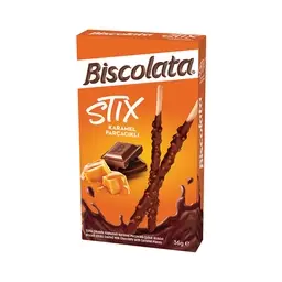 Biscolata Stix Karamel Parçalı Bisküvi 36 G