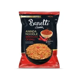 Banetti Premium Sriracha Çeşnili Noodle 75 G