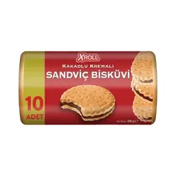 Xroll Kakao Kremalı Sandviç Bisküvi 10x30 G