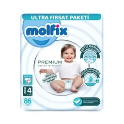 Molfix Çocuk Bezi No: 4 Maxi 86 Adet