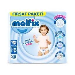 Molfix Extra Large Çocuk Bezi 38'li