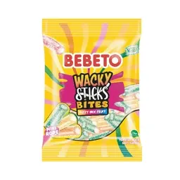 Bebeto Wacky Sticks Bites 135 G