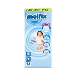 Molfix Çocuk Bezi No:6 Ekstra Large 62 Adet
