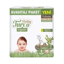 Baby Turco Çocuk Bezi Junior 78'li