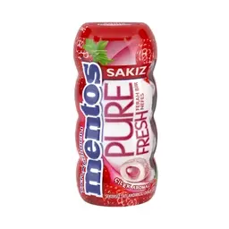 Mentos Pure Çilek Aromalı Sakız Draje 30 G