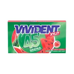 Vivident 45 Dk Cüzdan Karpuz Aromalı Sakız 26 G
