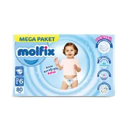 Molfix Çocuk Bezi XL 80'li