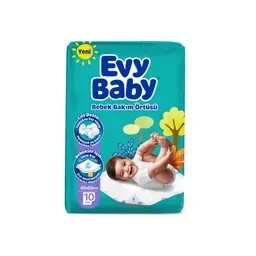 Evy Baby Bebek Bakım Örtüsü 10'lu 60x60
