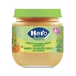 Ülker Hero Muzlu Mandalinalı Armutlu +6 Ay Bebek Maması 125 G