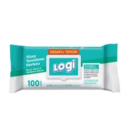 Logi Beyaz Sabun & Okaliptus Yüzey Temizleme Havlusu 100'lü