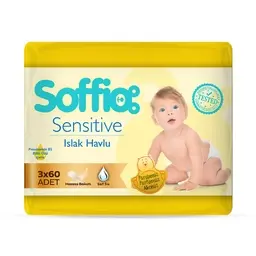 Soffio Sensitive Islak Havlu 3x60