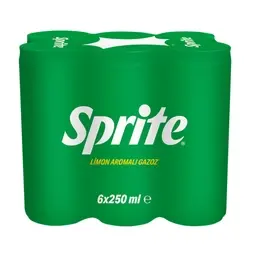 Sprite Gazlı İçecek 6x250 ml