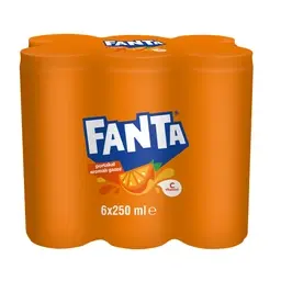 Fanta Gazlı İçecek 6x250 ml