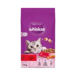 Whiskas Sığır Etli Kuru Kedi Maması 1.4 Kg