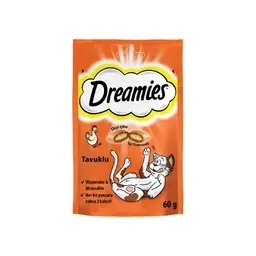 Dreamies Tavuklu Kedi Ödül Maması 60 G