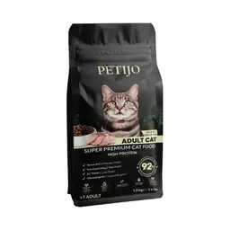 Petijo Süper Premium Sterilised Kısırlaştırılmış Kediler İçin Tavuklu Kuru Mama 1,2 Kg