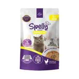Spelly Tavuklu Yetişkin Kedi Tam Yaş Mama 85 G