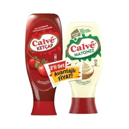 Calve Ketçap 610 G & Mayonez 380 G 2'li Set