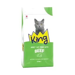 King Biftekli Yetişkin Kedi Maması 1,2 Kg