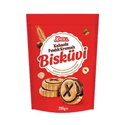 Xroll Kakaolu Fındık Kremalı Bisküvi 200 G