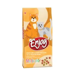 Enjoy Multicolor Tavuklu Yetişkin Kedi Maması 10 Kg