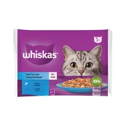 Whiskas Balıklı Kedi Maması 4'lü 4x85 G