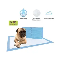 Kiwi Pets KPPC-10807 Evcil Hayvan Eğitim Pedi 10'lu