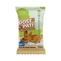 Dost Pati Kuzulu Köpek Kuru Maması 150 G